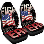 Firefighter I Fight What You Fear Print Universal Fit Car Seat Covers