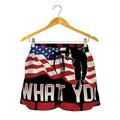 Firefighter I Fight What You Fear Print Women's Shorts