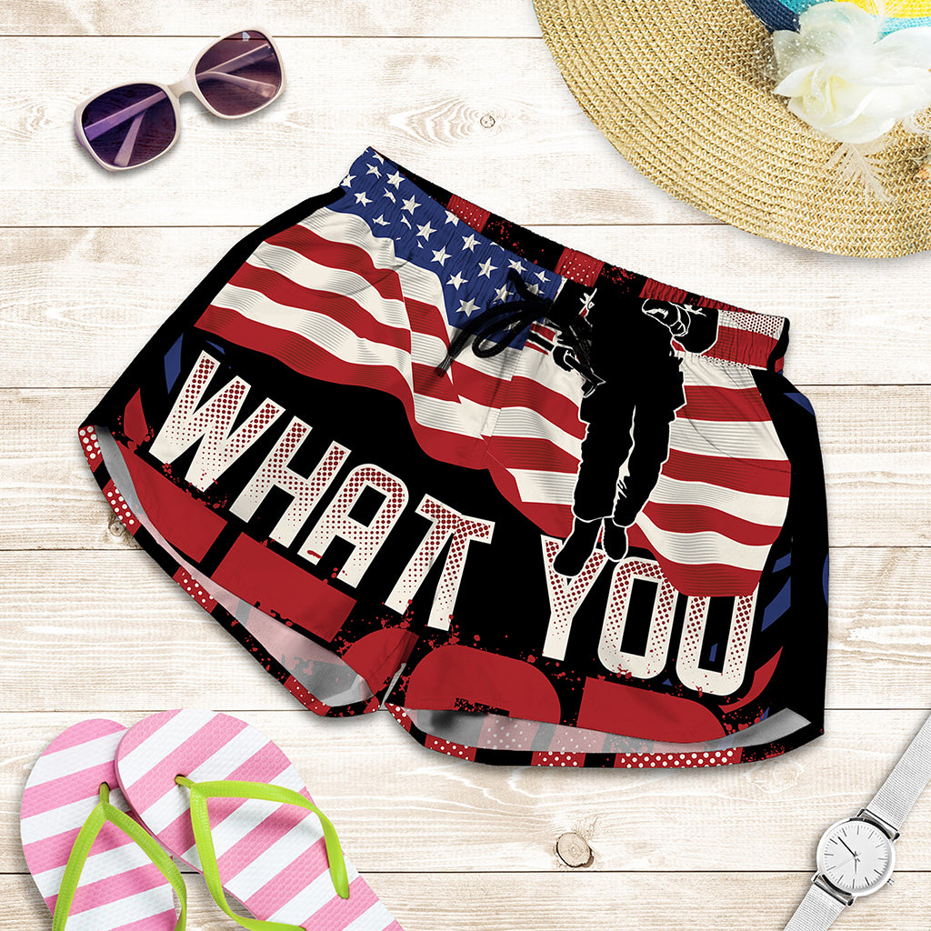 Firefighter I Fight What You Fear Print Women's Shorts