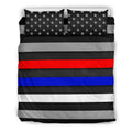 First Responders Lines Duvet Cover Bedding Set