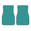 Fish And Jellyfish Pattern Print Front Car Floor Mats