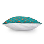 Fish And Jellyfish Pattern Print Pillow Cover