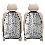 Fish Hook Pattern Print Car Seat Organizers