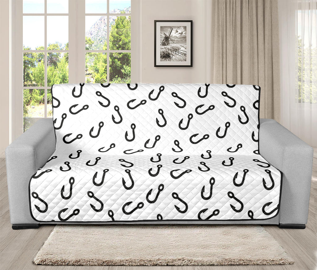 Fish Hook Pattern Print Futon Protector