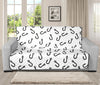 Fish Hook Pattern Print Futon Protector