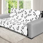 Fish Hook Pattern Print Futon Protector