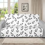 Fish Hook Pattern Print Futon Protector