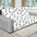 Fish Hook Pattern Print Futon Protector