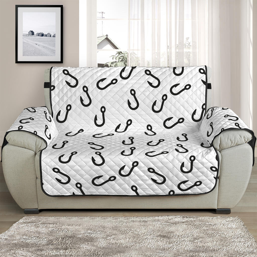 Fish Hook Pattern Print Half Sofa Protector