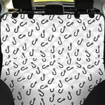 Fish Hook Pattern Print Pet Car Back Seat Cover