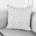 Fish Hook Pattern Print Pillow Cover