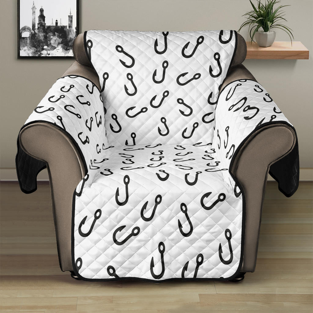 Fish Hook Pattern Print Recliner Protector