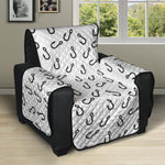 Fish Hook Pattern Print Recliner Protector