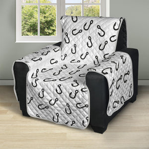 Fish Hook Pattern Print Recliner Protector