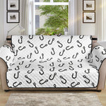 Fish Hook Pattern Print Sofa Protector