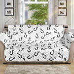 Fish Hook Pattern Print Sofa Protector