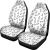 Fish Hook Pattern Print Universal Fit Car Seat Covers