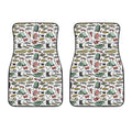 Fishing Equipment Pattern Print Front Car Floor Mats
