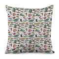 Fishing Equipment Pattern Print Pillow Cover