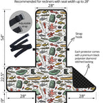 Fishing Equipment Pattern Print Recliner Protector