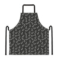 Fishing Hooks Pattern Print Apron