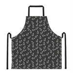 Fishing Hooks Pattern Print Apron