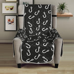 Fishing Hooks Pattern Print Armchair Protector