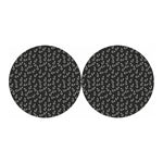 Fishing Hooks Pattern Print Car Coasters