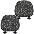 Fishing Hooks Pattern Print Car Headrest Covers