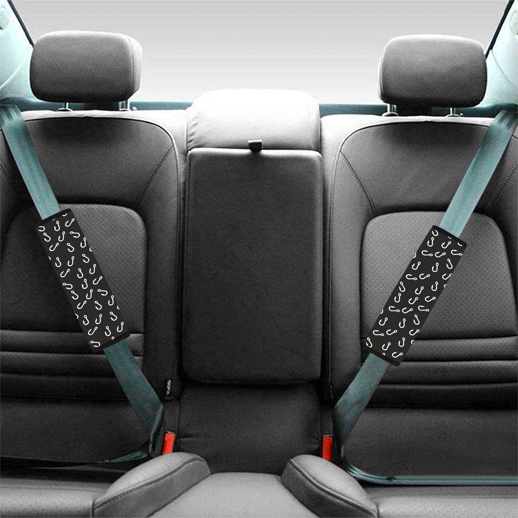 Fishing Hooks Pattern Print Car Seat Belt Covers