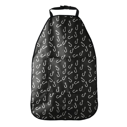 Fishing Hooks Pattern Print Car Seat Organizers
