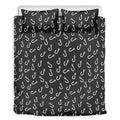 Fishing Hooks Pattern Print Duvet Cover Bedding Set