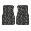 Fishing Hooks Pattern Print Front Car Floor Mats