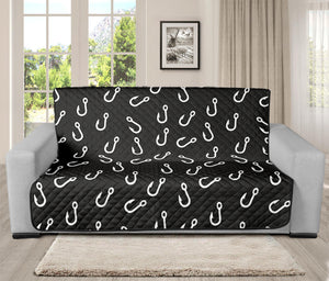 Fishing Hooks Pattern Print Futon Protector