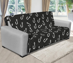 Fishing Hooks Pattern Print Futon Protector