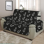 Fishing Hooks Pattern Print Half Sofa Protector