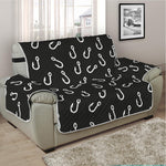 Fishing Hooks Pattern Print Half Sofa Protector