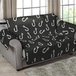 Fishing Hooks Pattern Print Loveseat Protector