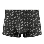 Fishing Hooks Pattern Print Men's Boxer Briefs