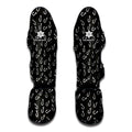 Fishing Hooks Pattern Print Muay Thai Shin Guards