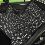 Fishing Hooks Pattern Print Pet Car Back Seat Cover