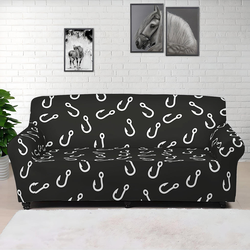 Fishing Hooks Pattern Print Sofa Cover