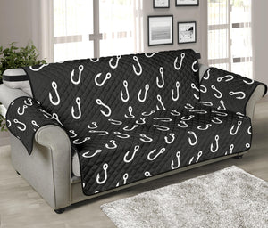 Fishing Hooks Pattern Print Sofa Protector