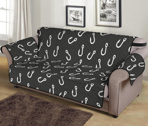 Fishing Hooks Pattern Print Sofa Protector