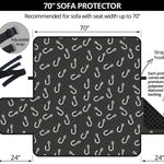 Fishing Hooks Pattern Print Sofa Protector