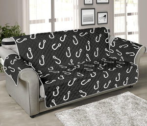 Fishing Hooks Pattern Print Sofa Protector