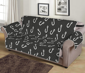 Fishing Hooks Pattern Print Sofa Protector