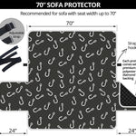 Fishing Hooks Pattern Print Sofa Protector