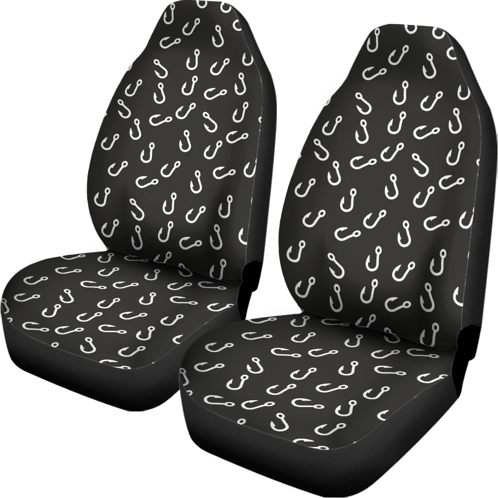 Fishing Hooks Pattern Print Universal Fit Car Seat Covers