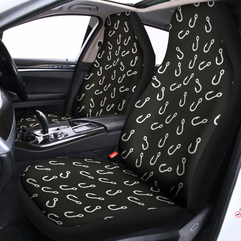 Fishing Hooks Pattern Print Universal Fit Car Seat Covers